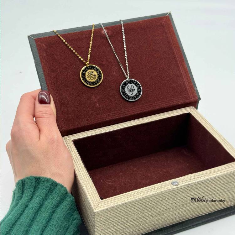 Підвіска Кругла Жіноча з Персоналізованим Гравіюванням Знаки Зодіака