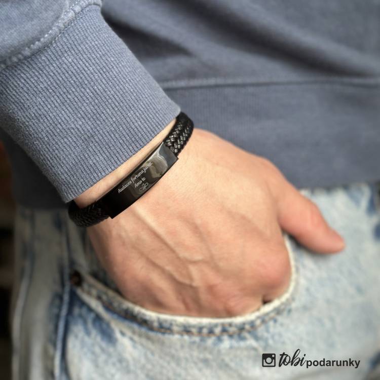 Ніжний Подарунок Чоловіку - Браслет з Любовним Посланням