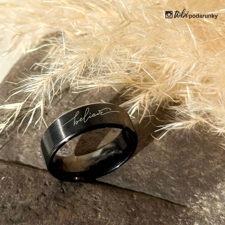 Каблучка з Любовним Посланням, Ювелірна Сталь