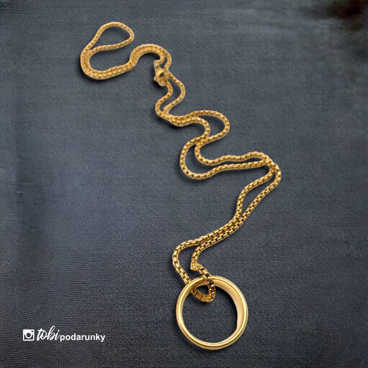 Подвеска-Кольцо с Индивидуальной Гравировкой