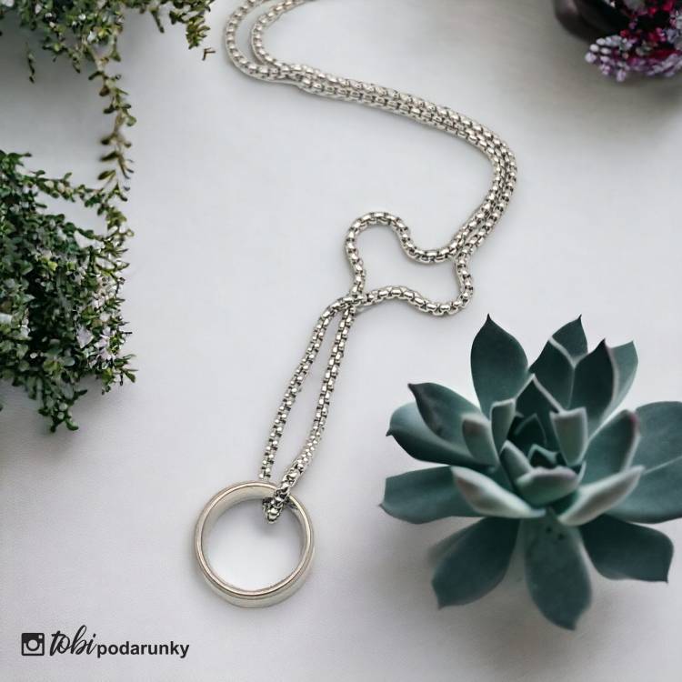 Подвеска-Кольцо с Индивидуальной Гравировкой