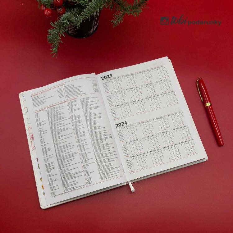 Подарунок на Новий Рік 2026 Блокнот з Кольоровим Друком "З Новим Роком" з Ведмедиками