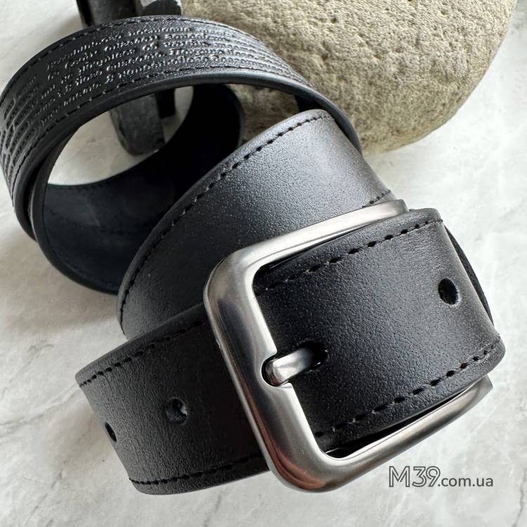 Ремінь шкіряний чоловічий з тисненням молитви Псалом 90