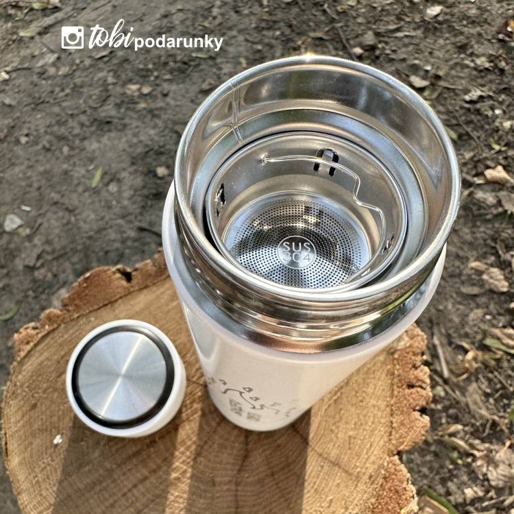 Термос для Чаю з Гравіюванням 400 мл