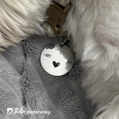 Адресник для Собак з Персоналізованим Гравіюванням