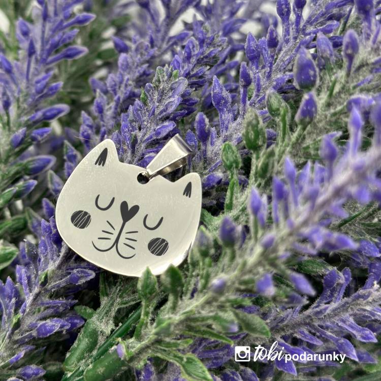 Подарунок Любителю Котів - Адресник для Котів з Гравіюванням