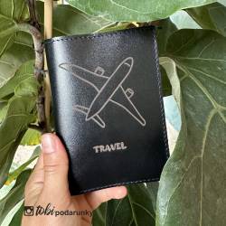 Обкладинка на Паспорт з Гравіюванням Travel