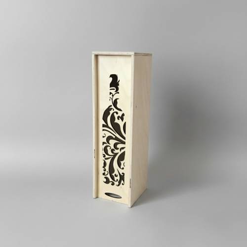 Коробка для вина ажурная КВ-00902