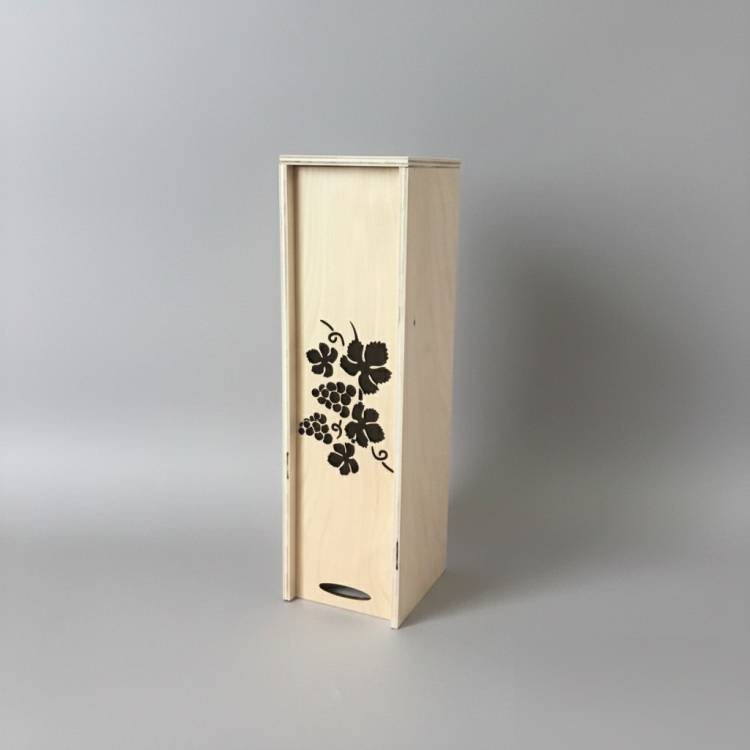 Коробка для вина з виноградом КВ-00904