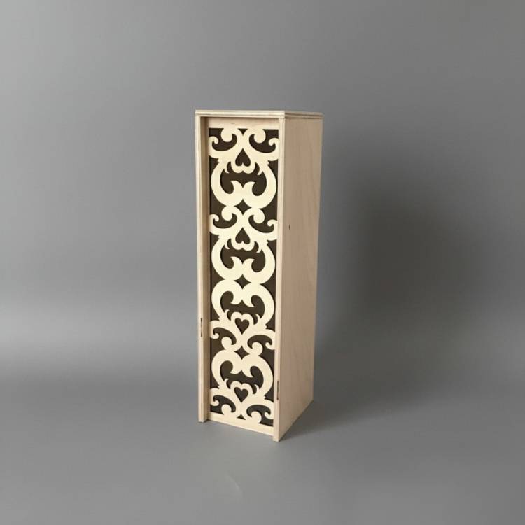 Коробка для вина з візерунком КВ-00911 m39.com.ua Коробка для вина з візерунком КВ-00911