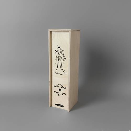 Коробка для вина свадебная КВ-00921