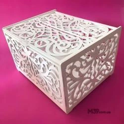Коробка для денег ажурная