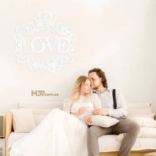 Свадебная Монограмма Love с Вензелями m39.com.ua Свадебная Монограмма Love с Вензелями