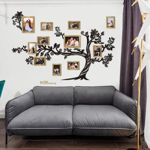 Подарунок батькам - Фоторамка Сімейне Дерево в двох кольорах