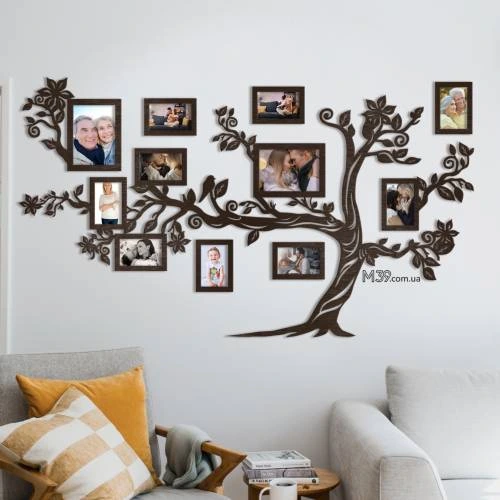 Подарунок батькам - Фоторамка "Сімейне дерево"