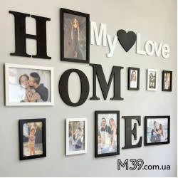 Подарунок на Новосілля - Фоторамка Колаж "Home"