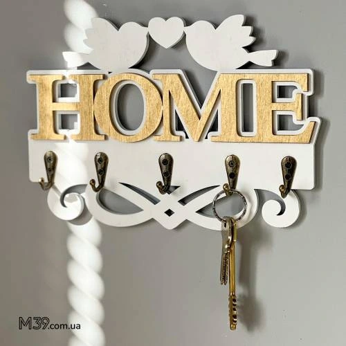 Ключниця HOME з милими пташками