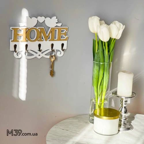 Ключниця HOME з милими пташками