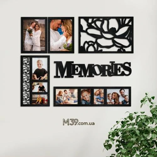 Подарок Друзьям - Рамка для фото Memories фотоколлаж 