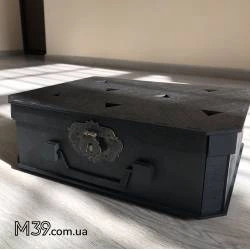 Коробка Черная Чемоданчик из Дерева
