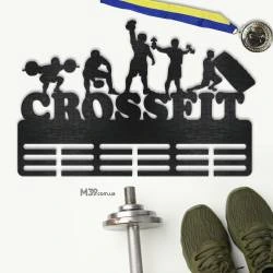 Медальниця з дерева кросфіт, crossfit