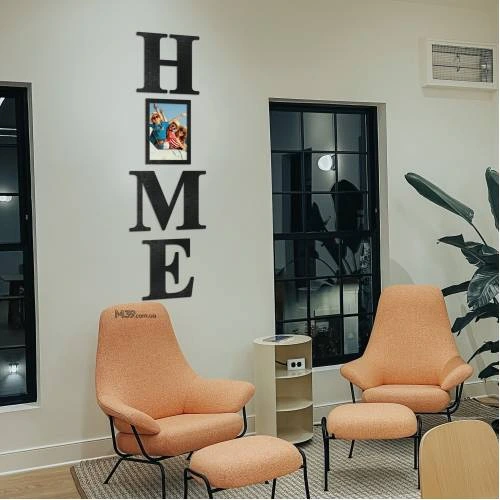 Настінний декор для дому панно - Home з фоторамкою