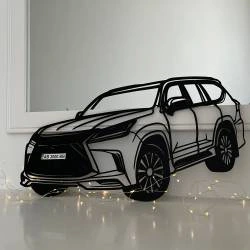 Дерев’яне Панно Автомобіля на Замовлення – Унікальний Автодекор для Інтер’єру