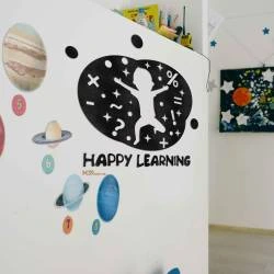 Интерьерный Логотип Частной Школы из Дерева Настенный