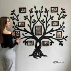 Фоторамка Сімейне Дерево з Широкою Кроною