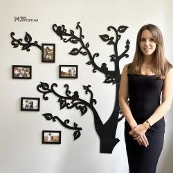 Сімейне Дерево "Ажурне", Композиція з Фоторамок