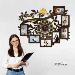 Подарунок Менеджеру - Годинник "Найкращому Менеджеру" з фоторамками