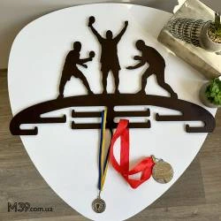 Медальниця Настільний Теніс, Пінг-Понг з Дерева