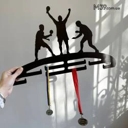Медальниця Настільний Теніс, Пінг-Понг з Дерева