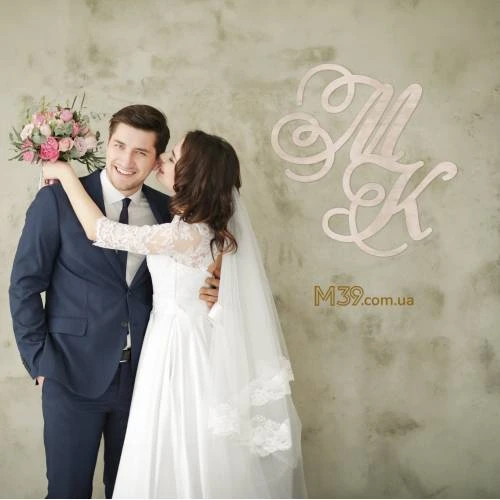 Инициалы молодожёнов в президиум m39.com.ua Инициалы молодожёнов в президиум