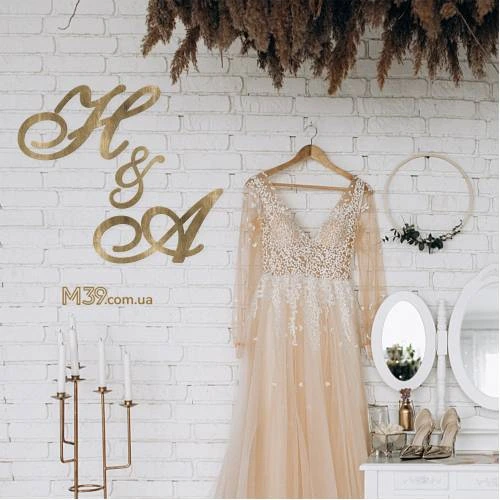 Инициалы молодожёнов для президиума m39.com.ua Инициалы молодожёнов для президиума