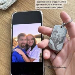 Жетон с гравировкой по фото