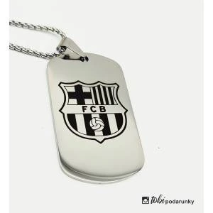 Жетон с гравировкой футбольный клуб FCB