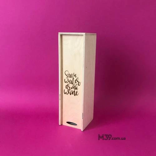 Коробка для вина «Drink wine»  КВ-00926