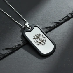 Армійський жетон з резинкою Воєнна розвідка України