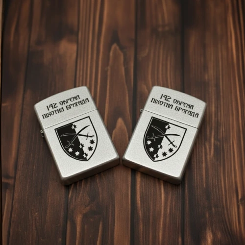 Зажигалка с гравировкой шеврон «142 Отдельная пехотная бригада»