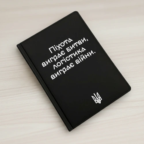 Подарок Военному - Блокнот с мотивационным принтом