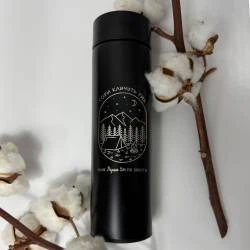 Подарок Горному Путешественнику — Термос с Персональной Гравировкой