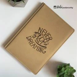 Блокнот Дневник с Гравировкой Песочный, Планер, Записник