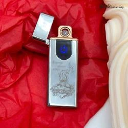 Подарунок Коханому - Запальничка Спіральна USB з Персоналізованим Написом